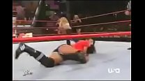 Trish Stratus, Ashley, and Mickie James vs Victoria, Torrie Wilson, and Candice Michelle. Raw 2005.