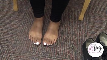 Ebony Candid Ethiopian Feet Soles and Toes