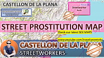 Castellon de la Plana, Spain, Sex Map, Street Map, street, zona roja, brothel, restricted area, hookers, whores, brothel, perras, prepagos, masajista, public, outdoor, real, reality, massage parlours, brothels, whores , BJ, DP, BBC