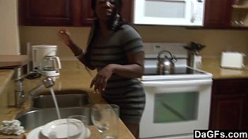 DAGFS - A Kitchen Fuck For This Big Assed Ebony Gal