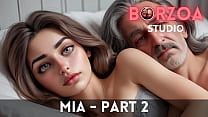 Mia and Papi 2 - Teen virgin panties are wet thinking about her 40 years older Step-Grandpa and his big dick